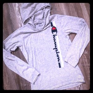 Champion hooded shirt
